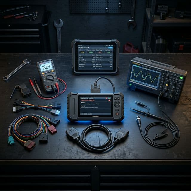 Professional automotive tools and diagnostic equipment